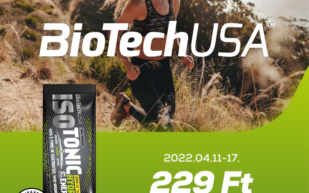 Bio TechUSA: IsoTonic étrend-kiegészítő italport