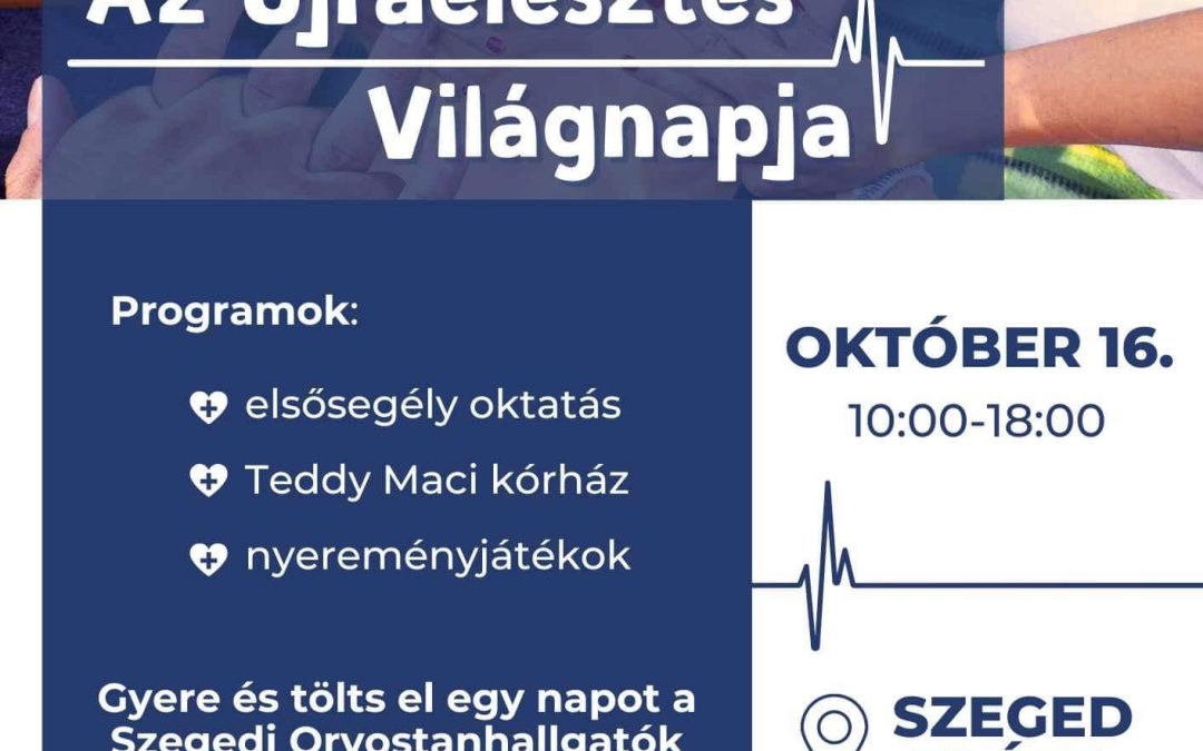 Tanuld meg az újraélesztés alapjait az Újraélesztés világnapján!