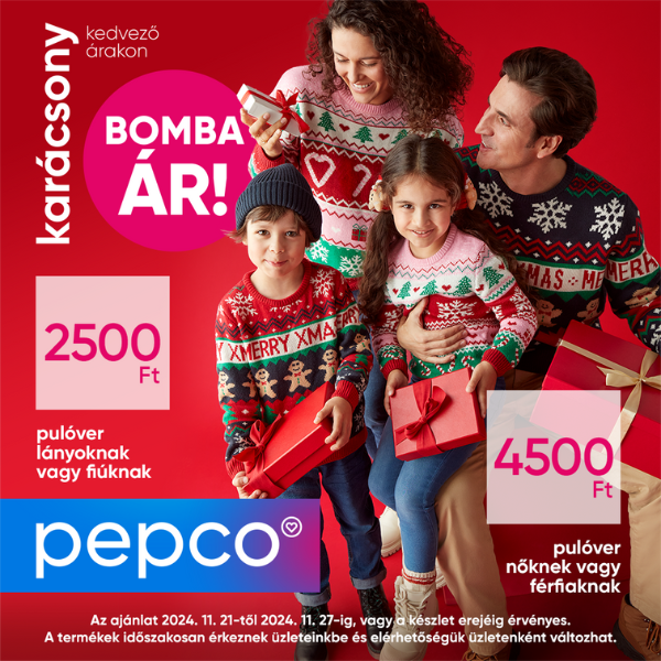 Pepco: Novemberi promóció