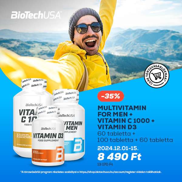 BioTechUSA: Multivitamin For Men akció