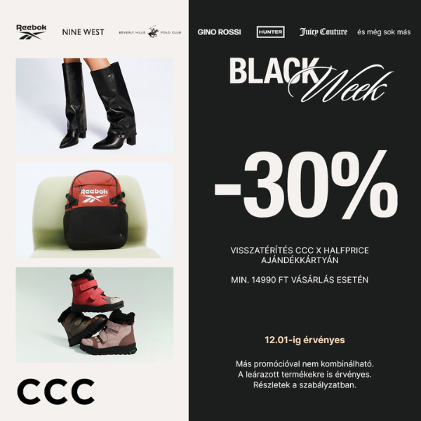 CCC: 30% visszatérítés
