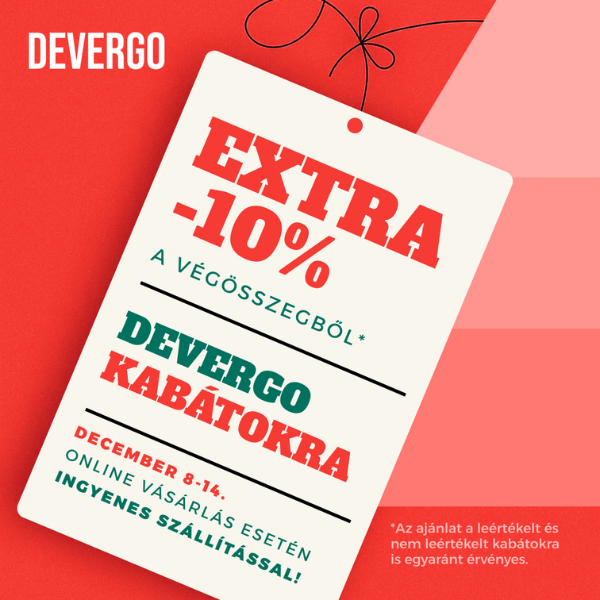 Devergo: 10% kedvezmény