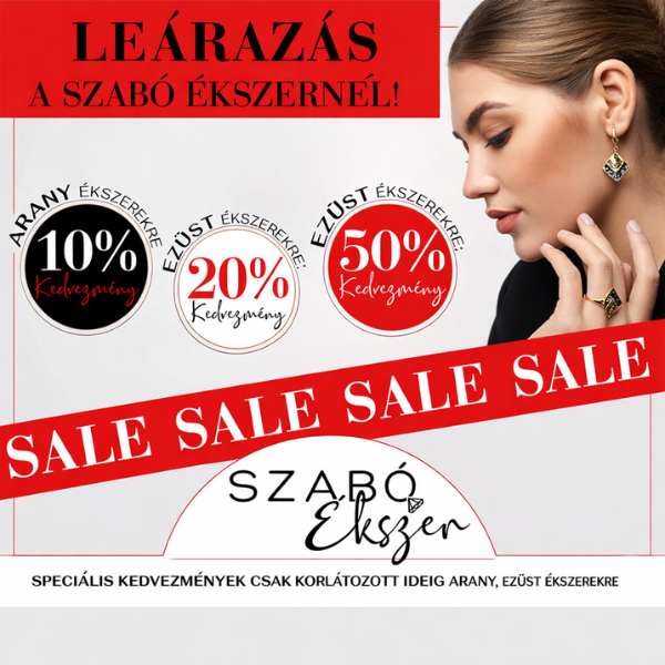 Szabó Ékszer: Leárazás