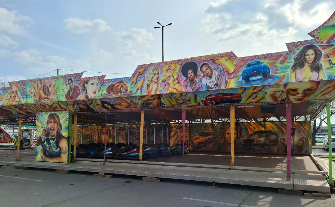 Vidámpark a Szeged Plazánál