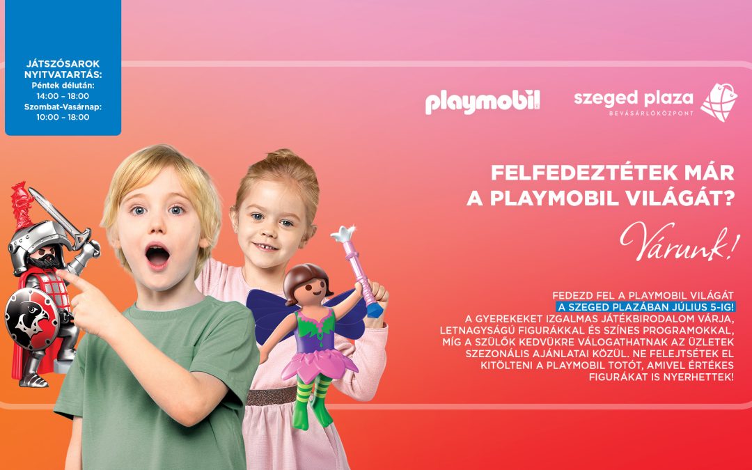VÁR A VARÁZSLATOS PLAYMOBIL VILÁGA!